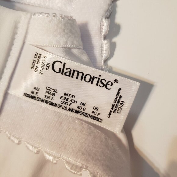 Glamorise Plus Size MagicLift Cotton Support Bra 1001 Size 40F - Picture 6 of 10